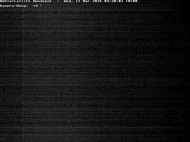 Archived image Webcam Bühlertallift Hundseck View of the Slope