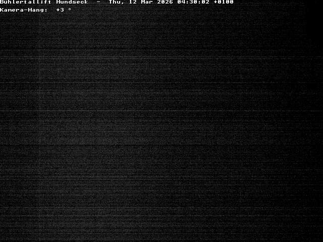 Archived image Webcam Bühlertallift Hundseck View of the Slope