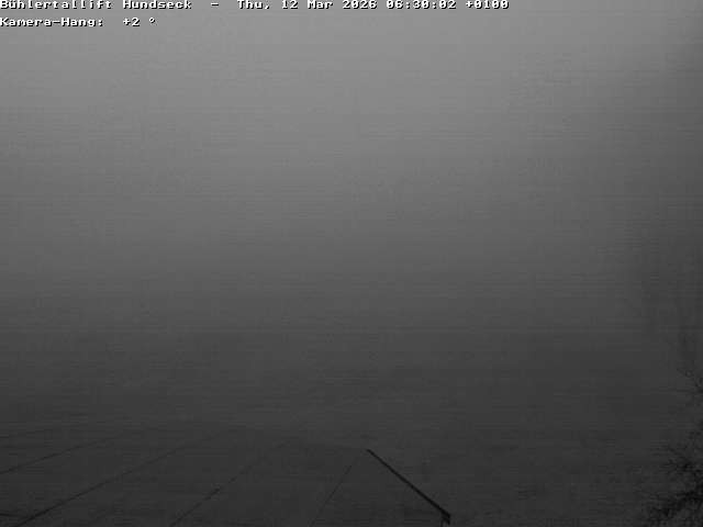 Archived image Webcam Bühlertallift Hundseck View of the Slope