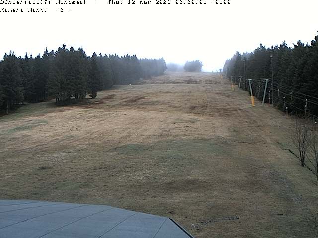 Archived image Webcam Bühlertallift Hundseck View of the Slope
