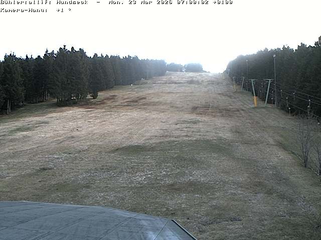 Archiv Foto Webcam Bühlertallift Hundseck Pistenblick