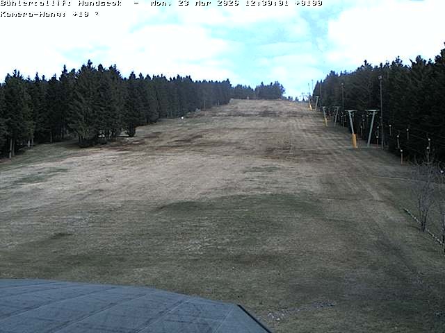Archiv Foto Webcam Bühlertallift Hundseck Pistenblick