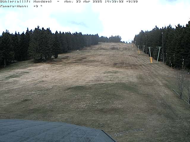 Archiv Foto Webcam Bühlertallift Hundseck Pistenblick