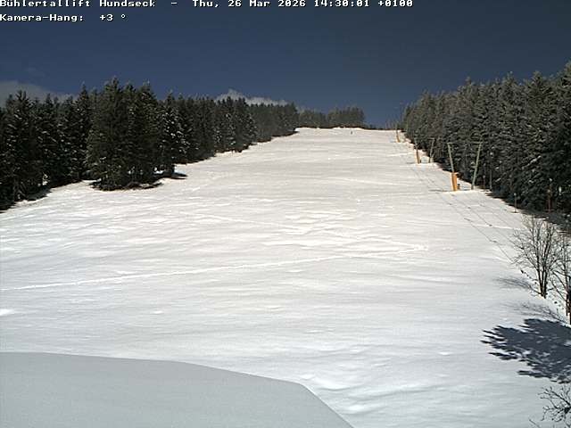 Archiv Foto Webcam Bühlertallift Hundseck Pistenblick