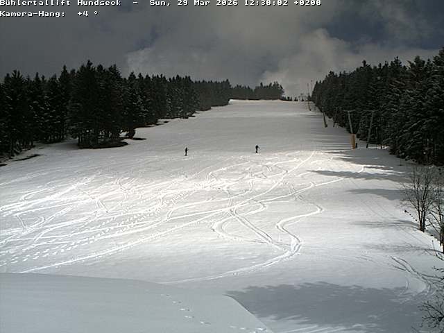 Archiv Foto Webcam Bühlertallift Hundseck Pistenblick