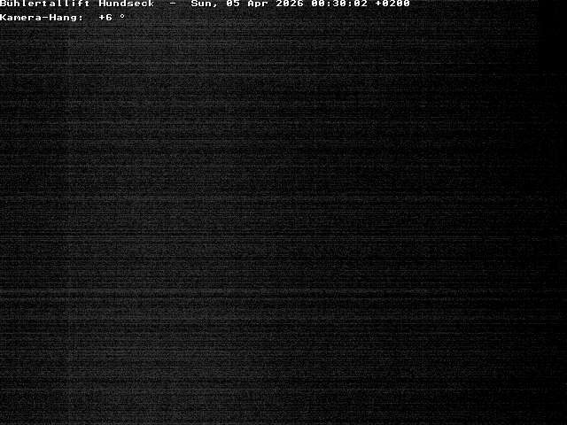 Archived image Webcam Bühlertallift Hundseck View of the Slope