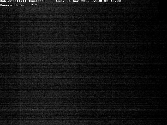 Archived image Webcam Bühlertallift Hundseck View of the Slope