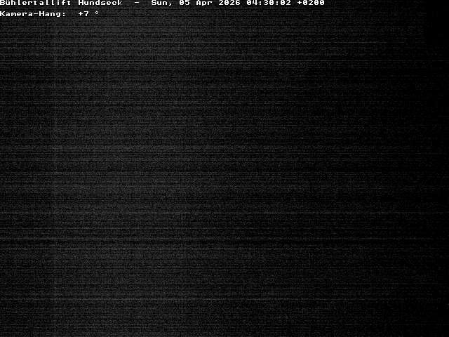 Archived image Webcam Bühlertallift Hundseck View of the Slope