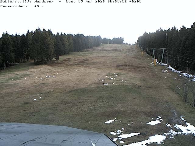 Archived image Webcam Bühlertallift Hundseck View of the Slope