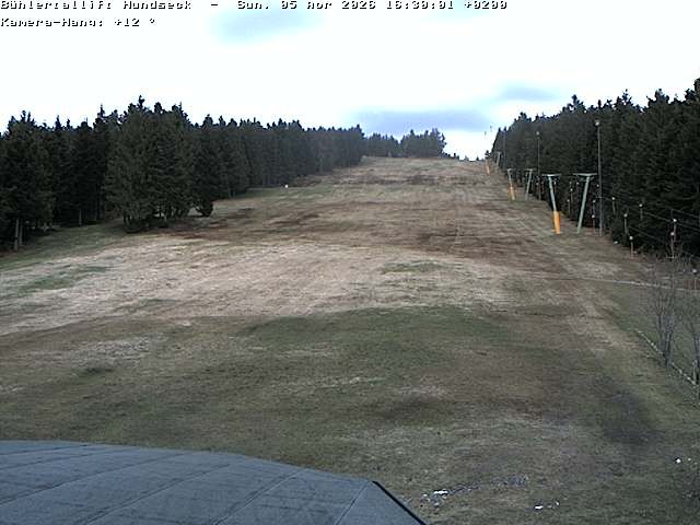 Archived image Webcam Bühlertallift Hundseck View of the Slope