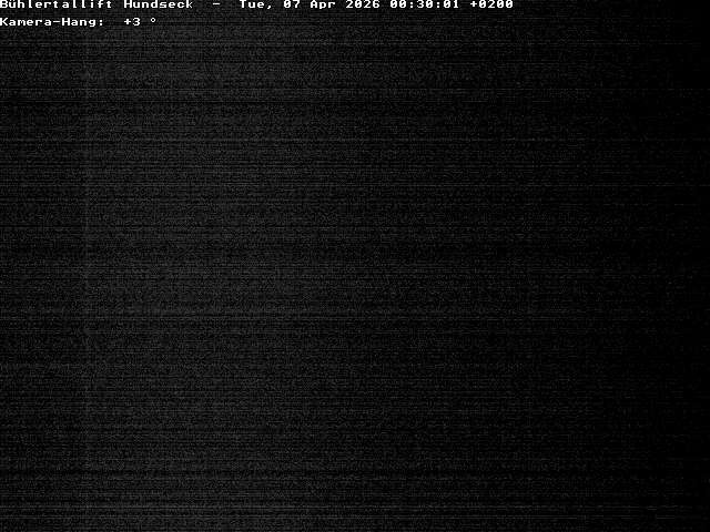 Archived image Webcam Bühlertallift Hundseck View of the Slope