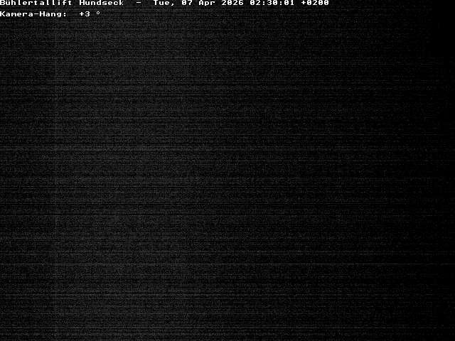 Archived image Webcam Bühlertallift Hundseck View of the Slope
