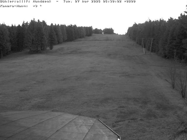 Archived image Webcam Bühlertallift Hundseck View of the Slope
