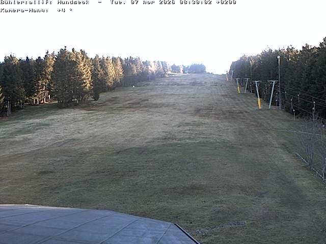 Archived image Webcam Bühlertallift Hundseck View of the Slope