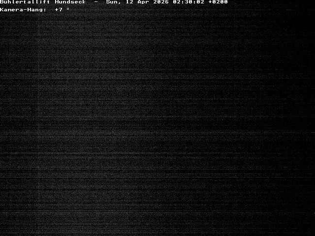 Archived image Webcam Bühlertallift Hundseck View of the Slope