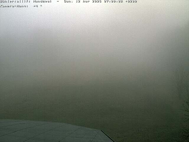 Archived image Webcam Bühlertallift Hundseck View of the Slope