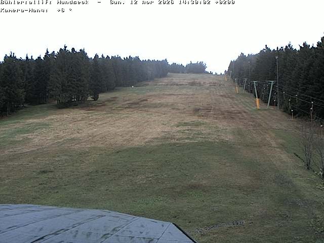 Archived image Webcam Bühlertallift Hundseck View of the Slope