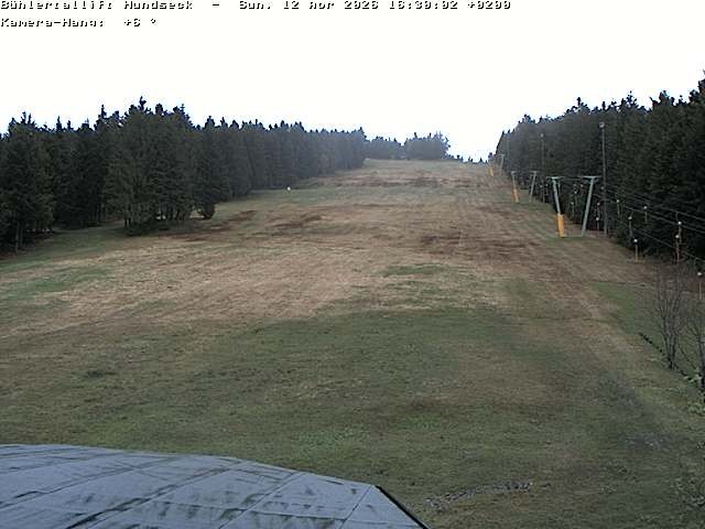 Archived image Webcam Bühlertallift Hundseck View of the Slope