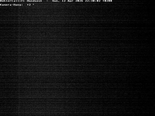 Archived image Webcam Bühlertallift Hundseck View of the Slope