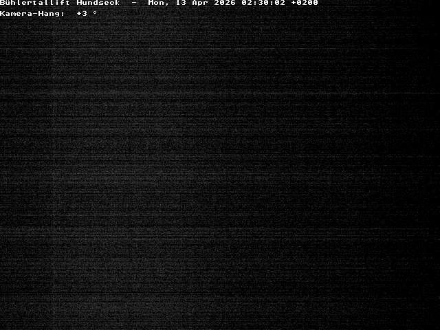 Archived image Webcam Bühlertallift Hundseck View of the Slope