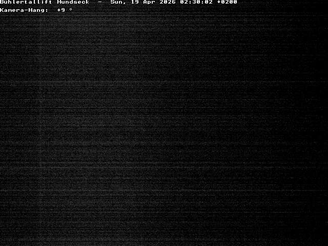 Archived image Webcam Bühlertallift Hundseck View of the Slope