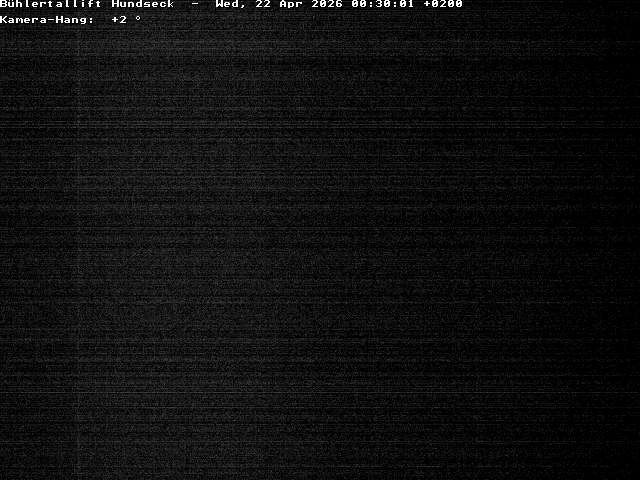 Archived image Webcam Bühlertallift Hundseck View of the Slope