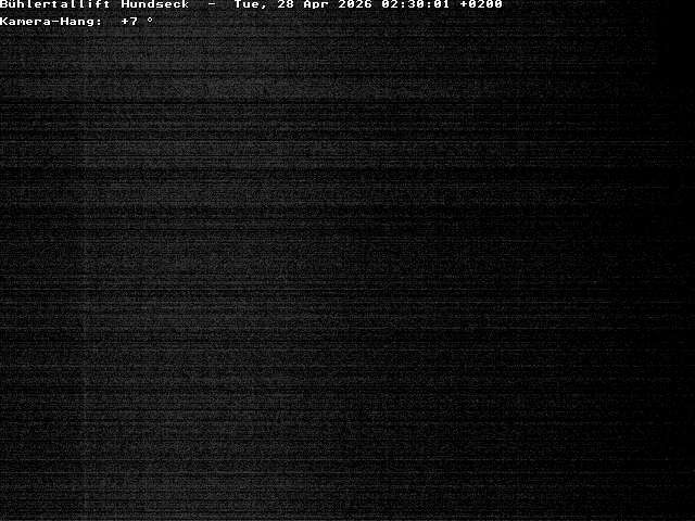 Archived image Webcam Bühlertallift Hundseck View of the Slope