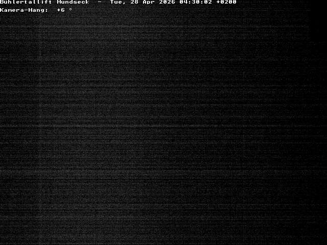 Archived image Webcam Bühlertallift Hundseck View of the Slope