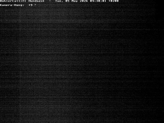 Archived image Webcam Bühlertallift Hundseck View of the Slope