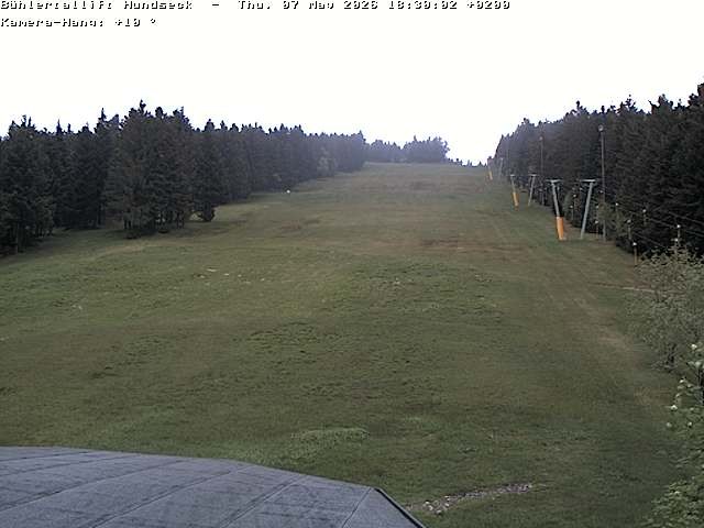 Archiv Foto Webcam Bühlertallift Hundseck Pistenblick