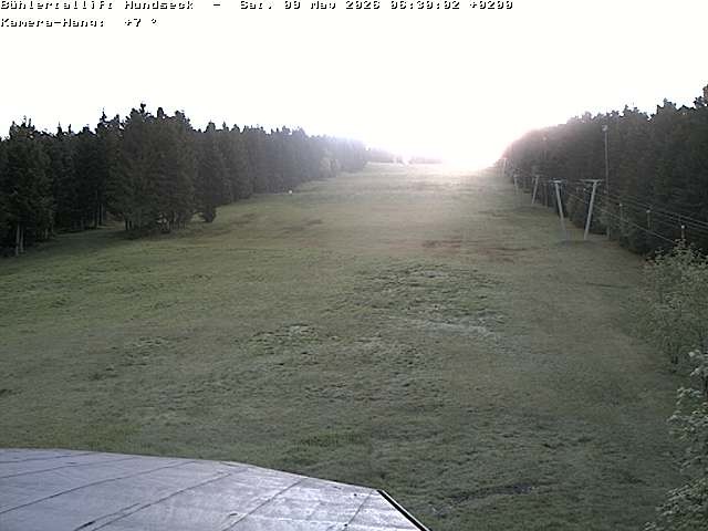 Archiv Foto Webcam Bühlertallift Hundseck Pistenblick