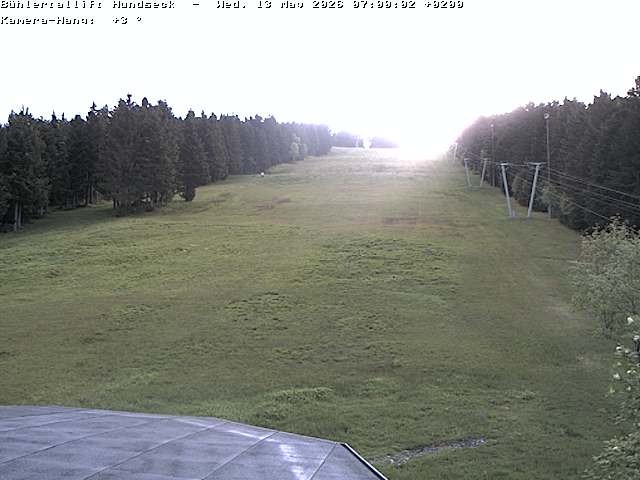 Archiv Foto Webcam Bühlertallift Hundseck Pistenblick