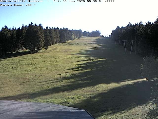 Archived image Webcam Bühlertallift Hundseck View of the Slope