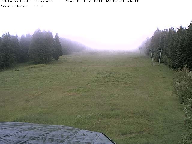 Archiv Foto Webcam Bühlertallift Hundseck Pistenblick