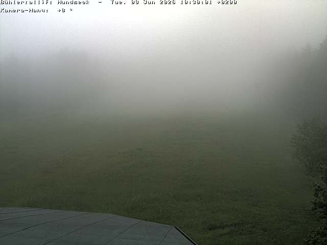 Archiv Foto Webcam Bühlertallift Hundseck Pistenblick