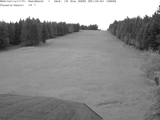Archiv Foto Webcam Bühlertallift Hundseck Pistenblick