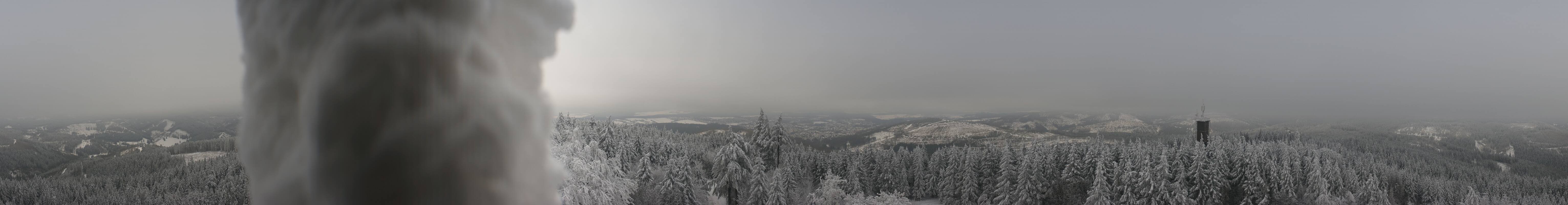 Archiv Foto Webcam Ilmenau - Blick vom Kickelhahn Turm
