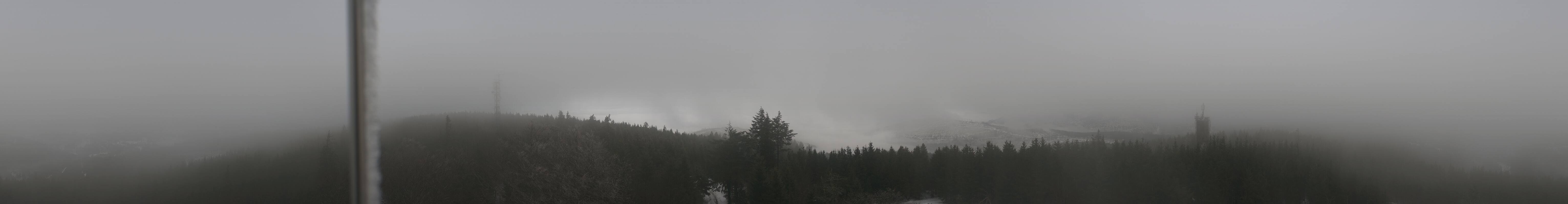 Archiv Foto Webcam Ilmenau - Blick vom Kickelhahn Turm