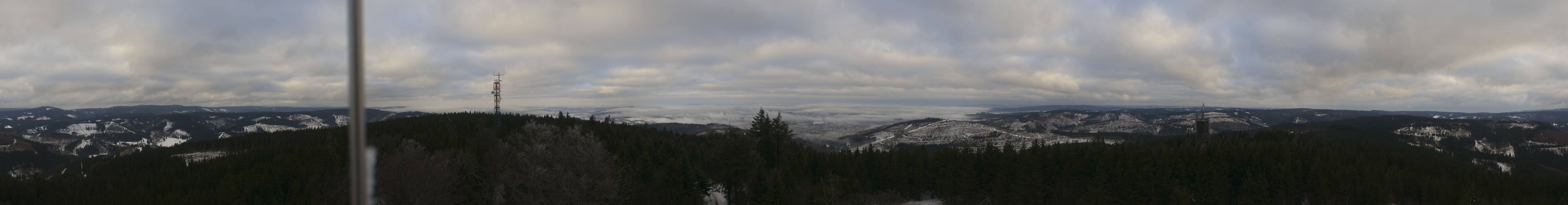 Archiv Foto Webcam Ilmenau - Blick vom Kickelhahn Turm