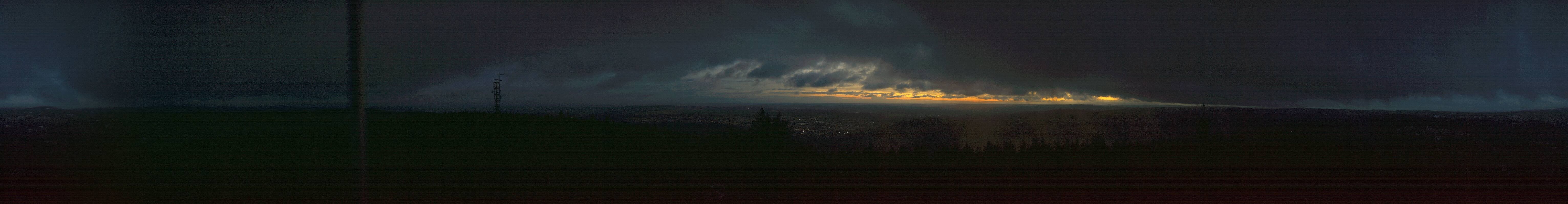 Archiv Foto Webcam Ilmenau - Blick vom Kickelhahn Turm