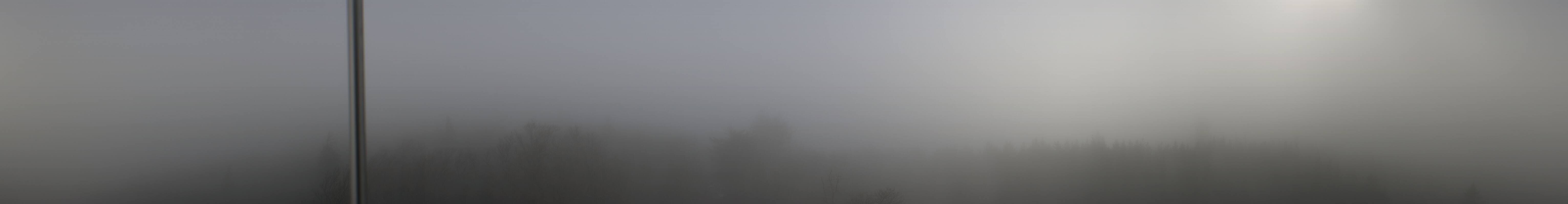 Archived image Webcam Ilmenau - View from the Kickelhahn Tower