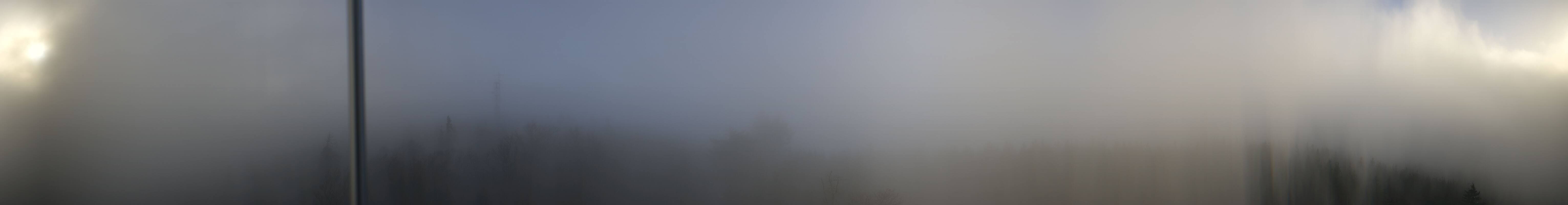 Archived image Webcam Ilmenau - View from the Kickelhahn Tower