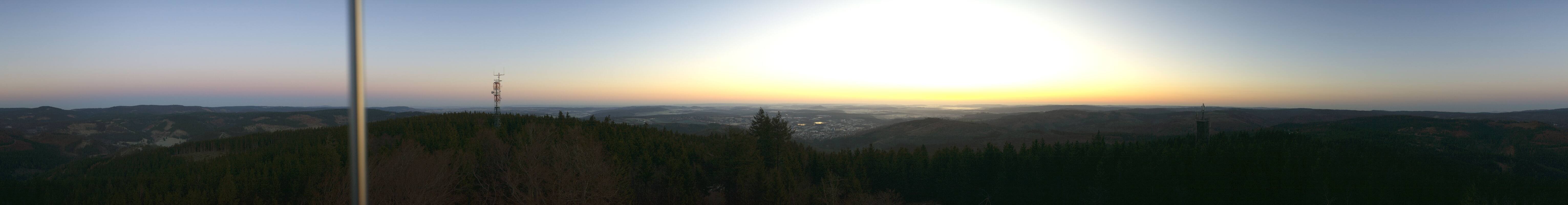 Archiv Foto Webcam Ilmenau - Blick vom Kickelhahn Turm