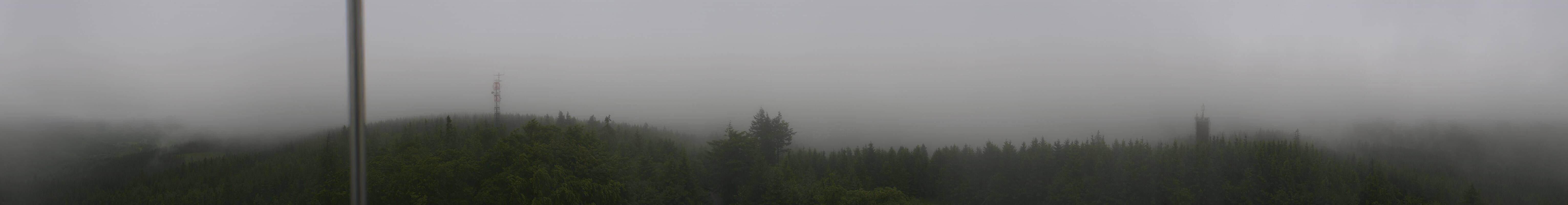 Archiv Foto Webcam Ilmenau - Blick vom Kickelhahn Turm
