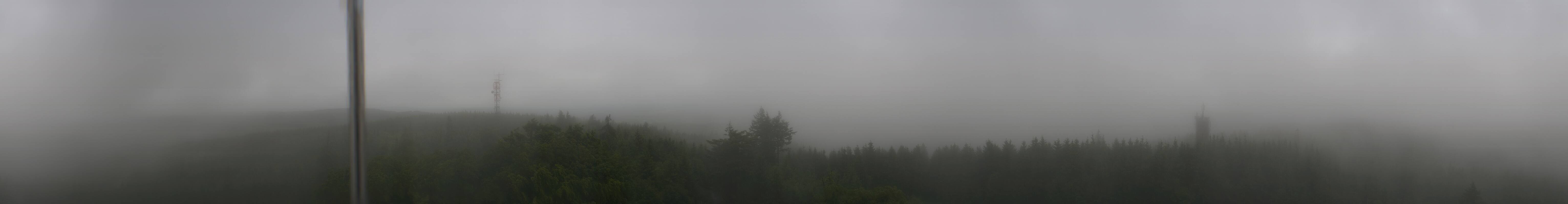 Archiv Foto Webcam Ilmenau - Blick vom Kickelhahn Turm