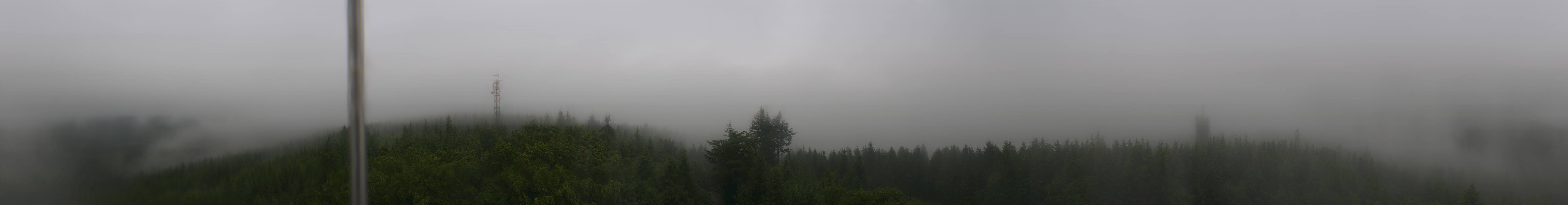 Archiv Foto Webcam Ilmenau - Blick vom Kickelhahn Turm