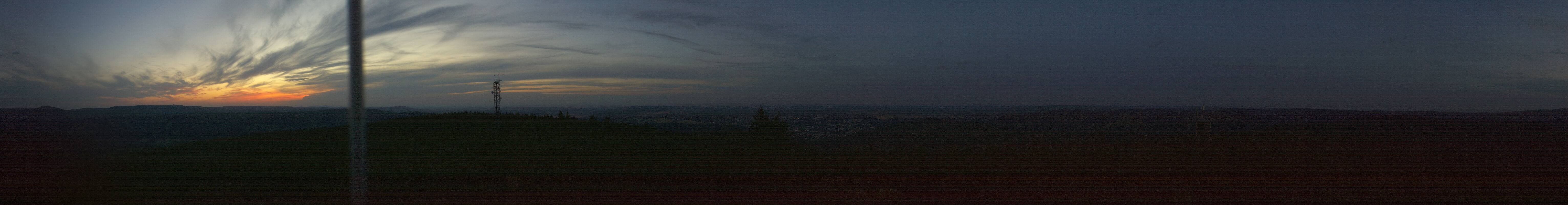 Archiv Foto Webcam Ilmenau - Blick vom Kickelhahn Turm