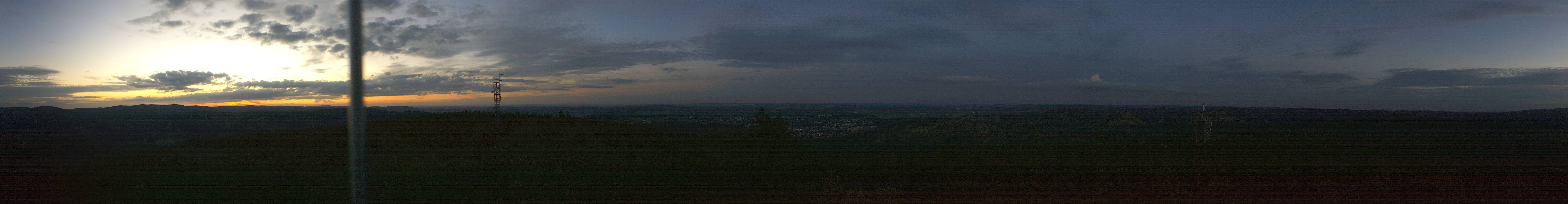 Archiv Foto Webcam Ilmenau - Blick vom Kickelhahn Turm