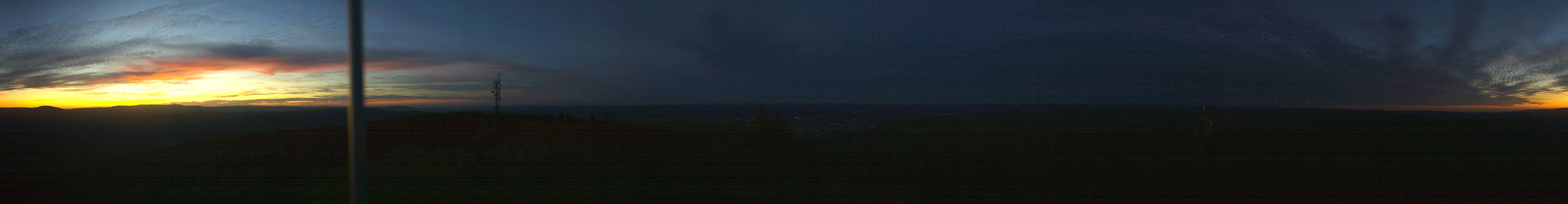 Archiv Foto Webcam Ilmenau - Blick vom Kickelhahn Turm