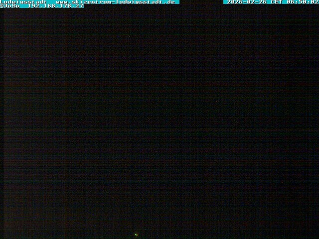 Archived image Webcam Ludwigsstadt, north of Rennsteig